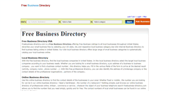 Desktop Screenshot of freebusiness-directory.com