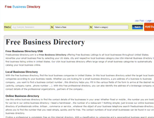 Tablet Screenshot of freebusiness-directory.com